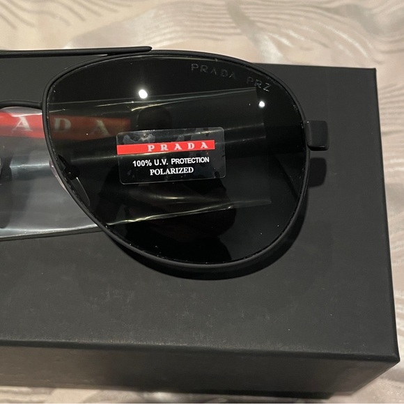 Brand New Men’s Prada Linea Rossa Polarized Sunglasses - Picture 4 of 8